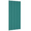 vidaXL Stre&scaron;n&eacute; panely 12 ks pozinkovan&aacute; oceľ zelen&eacute; 100x45 cm