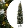 vidaXL Umel&yacute; &uacute;zky vianočn&yacute; stromček s 300 LED 210 cm