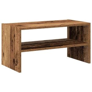 vidaXL Reg&aacute;l na top&aacute;nky stohovateľn&eacute; star&eacute; drevo 60x30x30,5 cm