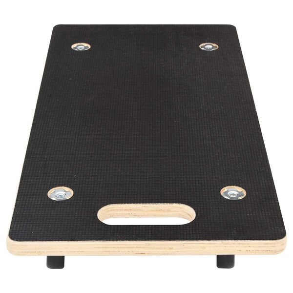 vidaXL Prepravn&yacute; voz&iacute;k 6 pcs Siv&aacute; Preglejka