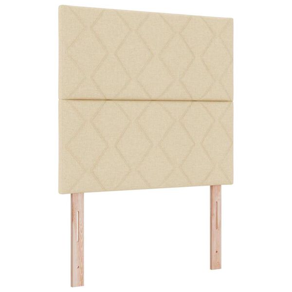 vidaXL Posteľ s pružinov&yacute;m r&aacute;mom s matracmi Kr&eacute;mov&aacute; 100 x 200 cm l&aacute;tka