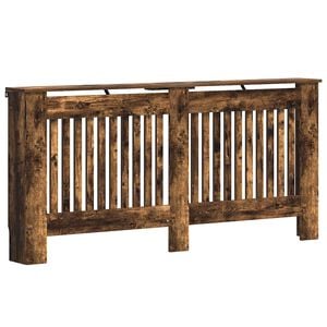 vidaXL Kryt radi&aacute;tora Dymov&yacute; dub 172 x 19 x 81,5 cm Kompozitn&eacute; drevo