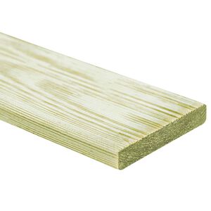 vidaXL Deckingov&aacute; doska 12 pcs Zelen&aacute; impregnovan&aacute; 1,44 m&sup2;