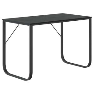 vidaXL Poč&iacute;tačov&yacute; st&ocirc;l čierny 110x60x73 cm drevotrieska