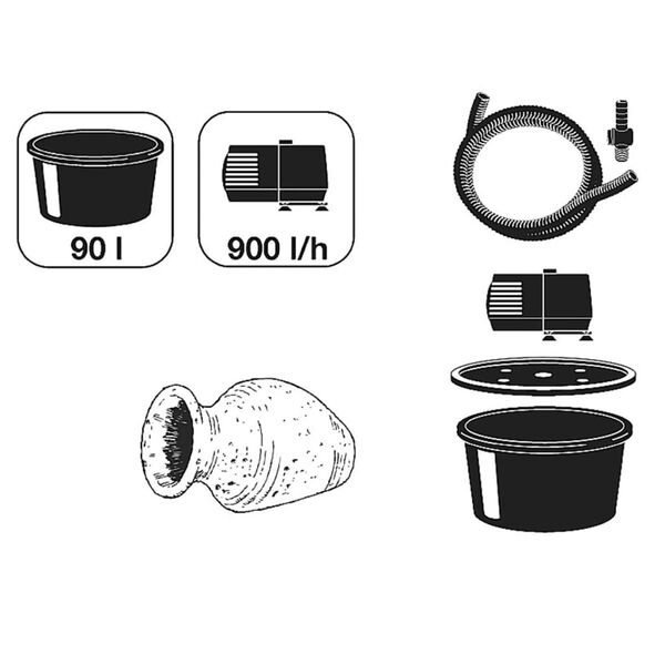 Ubbink Vodop&aacute;d/font&aacute;nka Acqua Arte Larissa 1308305