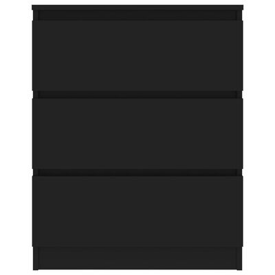 vidaXL Komoda, čierna 60x35x76 cm, kompozitné drevo