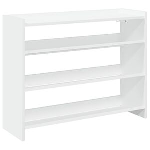 vidaXL Reg&aacute;l na top&aacute;nky biely 80x25x62 cm spracovan&eacute; drevo