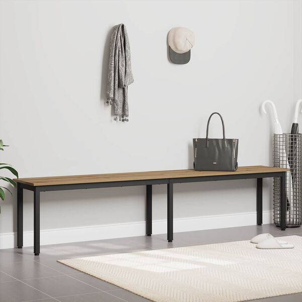 vidaXL lavička Remeseln&iacute;cky dub 200 x 35 x 45 cm Kompozitn&eacute; drevo