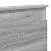 vidaXL Zadn&eacute; čelo s čelnou doskou Siv&yacute; Sonoma 200 cm Kompozitn&eacute; drevo