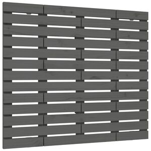 vidaXL N&aacute;stenn&eacute; čelo postele siv&eacute; 106x3x91,5 cm mas&iacute;vna borovica