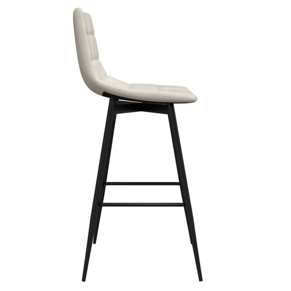 vidaXL Barov&aacute; stolička kr&eacute;mov&aacute; zamatov&aacute;