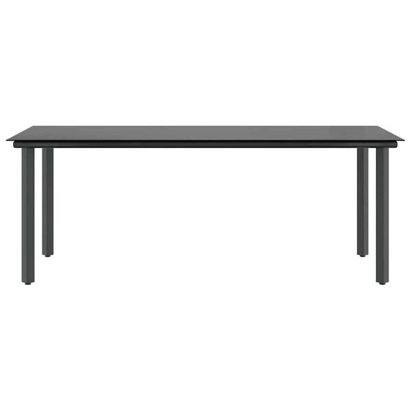 vidaXL 7-dielna z&aacute;hr. jed&aacute;lensk&aacute; s&uacute;prava vank&uacute;&scaron;e hned&aacute; polyratan sklo