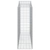 vidaXL Oblúkové gabionové koše 14 ks 200x50x140/160 cm pozink. železo