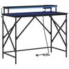 vidaXL St&ocirc;l Čierny dub Kompozitn&eacute; drevo 100 x 50 x 86,5 cm