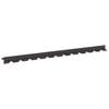 vidaXL Obrubn&iacute;k tr&aacute;vnika 30 pcs 102 x 4 x 4 cm Oceľ Čierna
