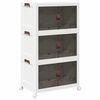 vidaXL stohovateľn&yacute; &uacute;ložn&yacute; box kolesami 3vrstvov&yacute; 75L 64x39,5x110,5 cm