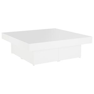 vidaXL Konferenčn&yacute; stol&iacute;k, biely 90x90x28 cm, kompozitn&eacute; drevo