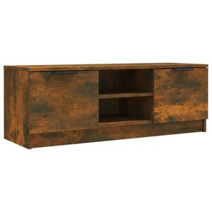 vidaXL TV skrinka, tmav&yacute; dub 102x35x36,5 cm, kompozitn&eacute; drevo