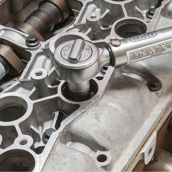 Draper Tools Momentový kľúč 3/8" strieborný 34570