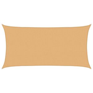 vidaXL Plachta na tienenie Pieskov&aacute; 2,5 x 6 m HDPE
