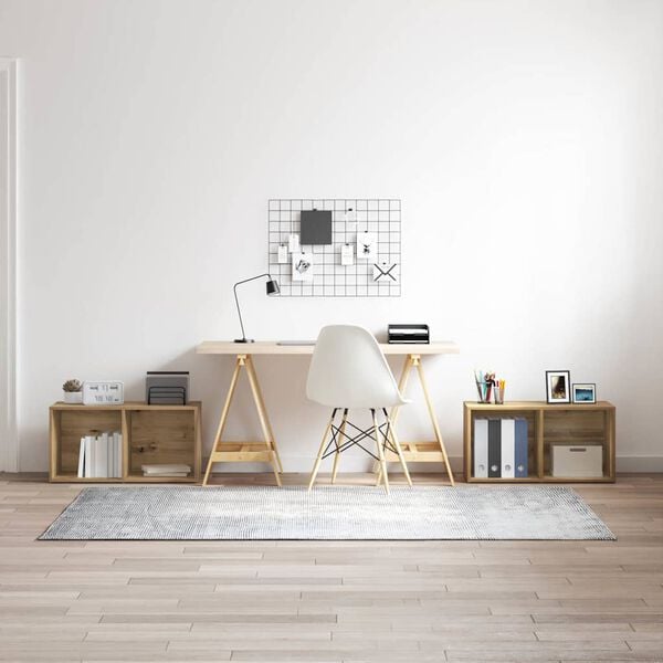 vidaXL Zostava TV skriniek 2 pcs Remeseln&yacute; dub 72 x 35 x 36,5 cm