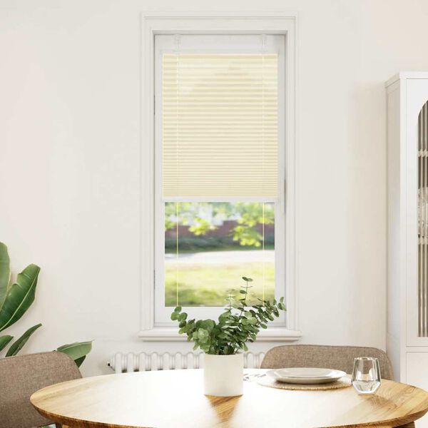 vidaXL plisovan&aacute; roleta kr&eacute;mov&aacute; 45x100 cm &Scaron;&iacute;rka l&aacute;tky 44,4 cm