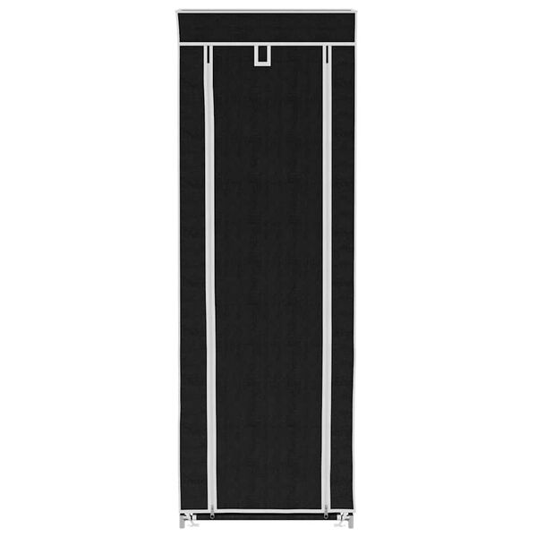 L&aacute;tkov&yacute; botn&iacute;k, prekryt&yacute;, 57 x 29 x 162 cm, čierny