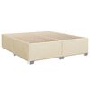 vidaXL Posteľn&yacute; r&aacute;m boxspring s matracom kr&eacute;mov&yacute; 180x200 cm l&aacute;tka