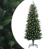 vidaXL Umel&yacute; Skl&aacute;pac&iacute; Vianočn&yacute; Stromček 150 cm 150 LED Tepl&aacute; biela