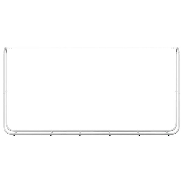 vidaXL Reg&aacute;l na krbov&eacute; drevo 300x25x150 cm, pozinkovan&aacute; oceľ