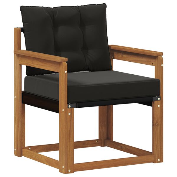 vidaXL 2 Kus Z&aacute;hradn&aacute; s&uacute;prava gaučov Mas&iacute;vne ak&aacute;ciov&eacute; drevo a textil&eacute;n