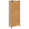 vidaXL Highboard Remeseln&yacute; dub 69,5 x 34 x 180 cm Kompozitn&eacute; drevo
