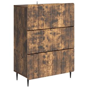vidaXL Z&aacute;suvkov&yacute; kabinet Dymov&yacute; dub 66 x 34,5 x 92 cm Kompozitn&eacute; drevo