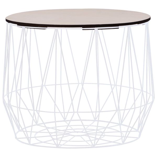 vidaXL Konferenčné stolíky 2 ks, biele