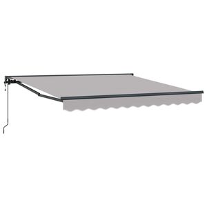 vidaXL R&aacute;m mark&iacute;zy Svetlosiv&aacute; 300 x 250 cm Polyester s PU povrchom