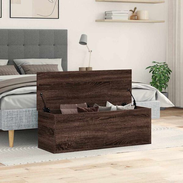 vidaXL &Uacute;ložn&yacute; box hned&yacute; dub 90x35x35 cm kompozitn&eacute; drevo