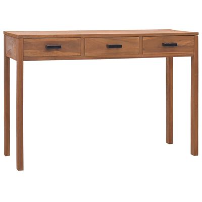 vidaXL Kancelársky stôl 110x40x75 cm masívne teakové drevo