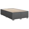 vidaXL Boxspring posteľ s matracom tmavosiv&yacute; 120x200 cm l&aacute;tka