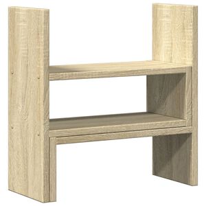 vidaXL Stolov&yacute; organiz&eacute;r nastav. dub sonoma 40x17x41 cm kompozit.drevo