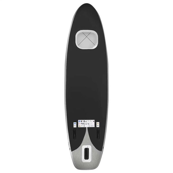 vidaXL Nafukovac&iacute; Stand up paddleboard čierny 300x76x10 cm