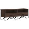 vidaXL TV stol&iacute;k hned&yacute; dub 122x34x41 cm kompozitn&eacute; drevo