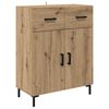 vidaXL Highboard Remeseln&yacute; dub 69,5 x 34 x 180 cm Kompozitn&eacute; drevo