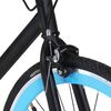 vidaXL Bicykel s pevn&yacute;m prevodom čierno-modr&yacute; 700c 59 cm