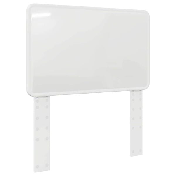 vidaXL Zadn&eacute; čelo s čelnou doskou Leskl&aacute; biela 75 cm Kompozitn&eacute; drevo