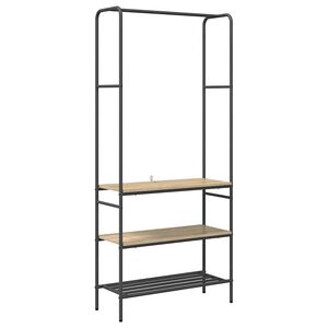 vidaXL Ve&scaron;iak na oblečenie Dub sonoma 77 x 30 x 171 cm