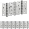 vidaXL P&aacute;nt 16 ks 100 x 78 x 13 mm Strieborn&aacute; Oceľ