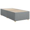 vidaXL Boxspring posteľ s matracom bledosivý 100x200 cm látka
