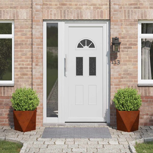 vidaXL Hrant&iacute;k 2 pcs Hrdzav&yacute; 40 x 40 x 40 cm