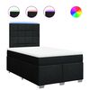 vidaXL Boxspring posteľ s matracom čierny 120x200 cm l&aacute;tka