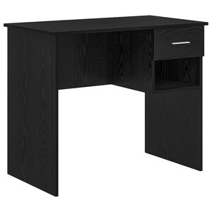 vidaXL St&ocirc;l Čierny dub 90 x 49 x 75 cm Kompozitn&eacute; drevo
